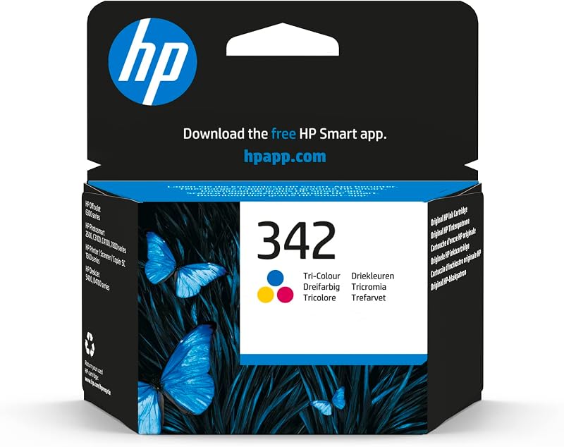 HP 342 Tri-Colour Ink Cartridge C9361EE Original Single Pack 220 Pages