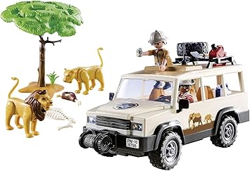 playmobil 6798 wildlife safari truck with lions