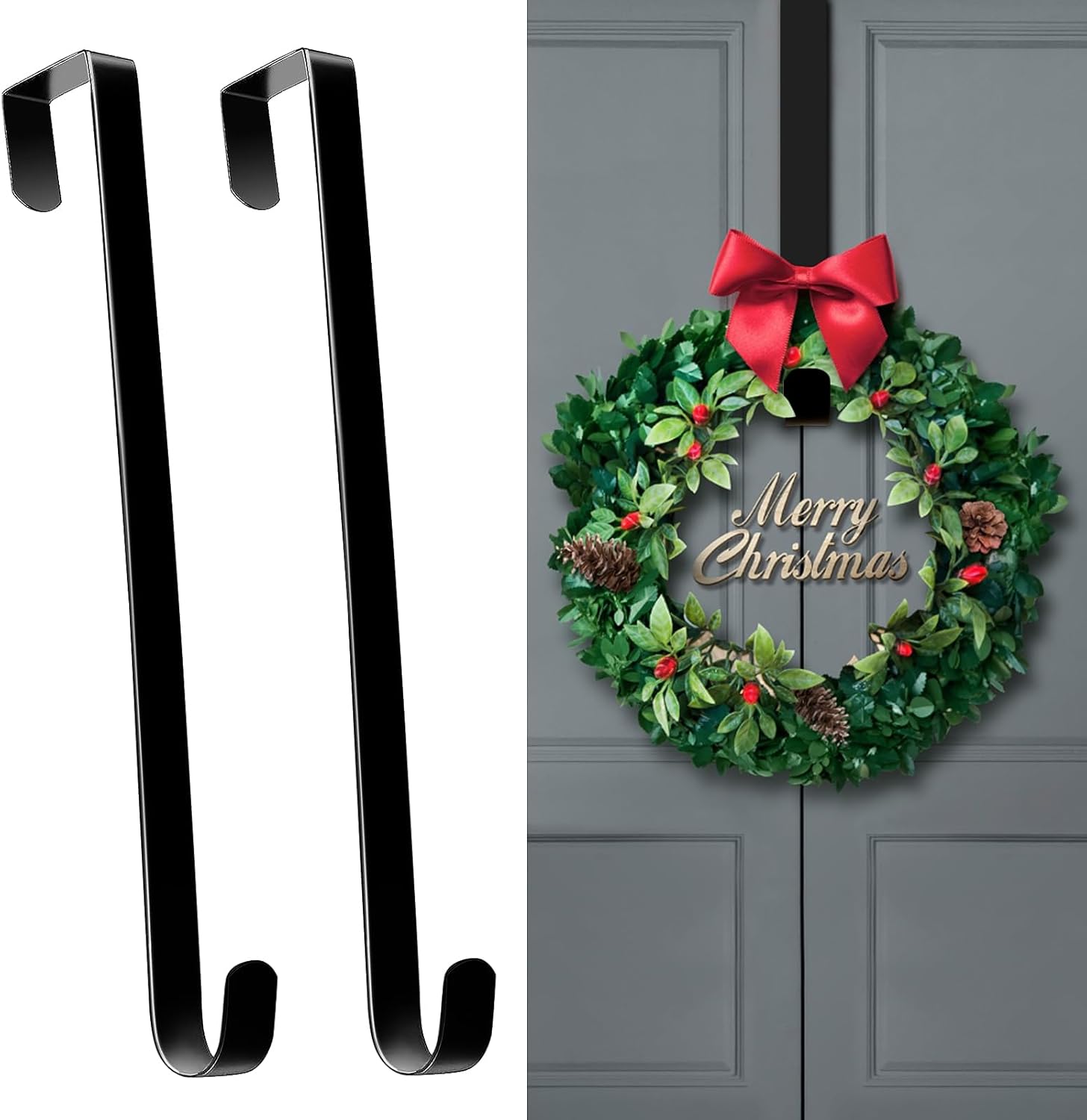 Wreath Hangers - Wreath Hangers for Front Door, 14