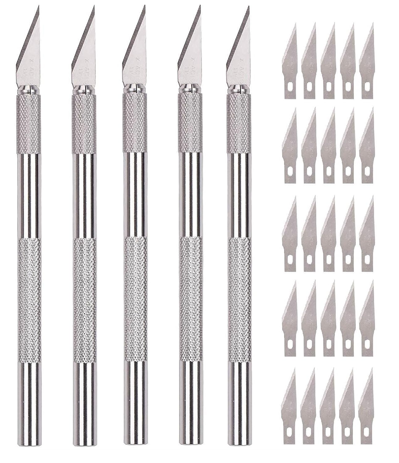 Catchex 5 Detail Pen Knife with 25 Interchangeable Sharp Blades for