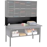 Safco Products 7752BL E-Z Sort Mail Station Riser for use with Sorting Table, Sold Separately, Black