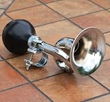 TRIXES Retro Bicycle Horn Bugle Hooter Chrome Fits Most Handlebars view 4