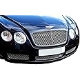 Zunsport Compatible with Bentley Continental GT Lower Grill Set - Silver Finish (2003 to 2007)