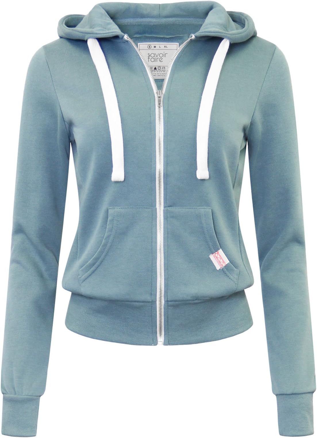 savoir faire Basic Zip-Up Hoodie