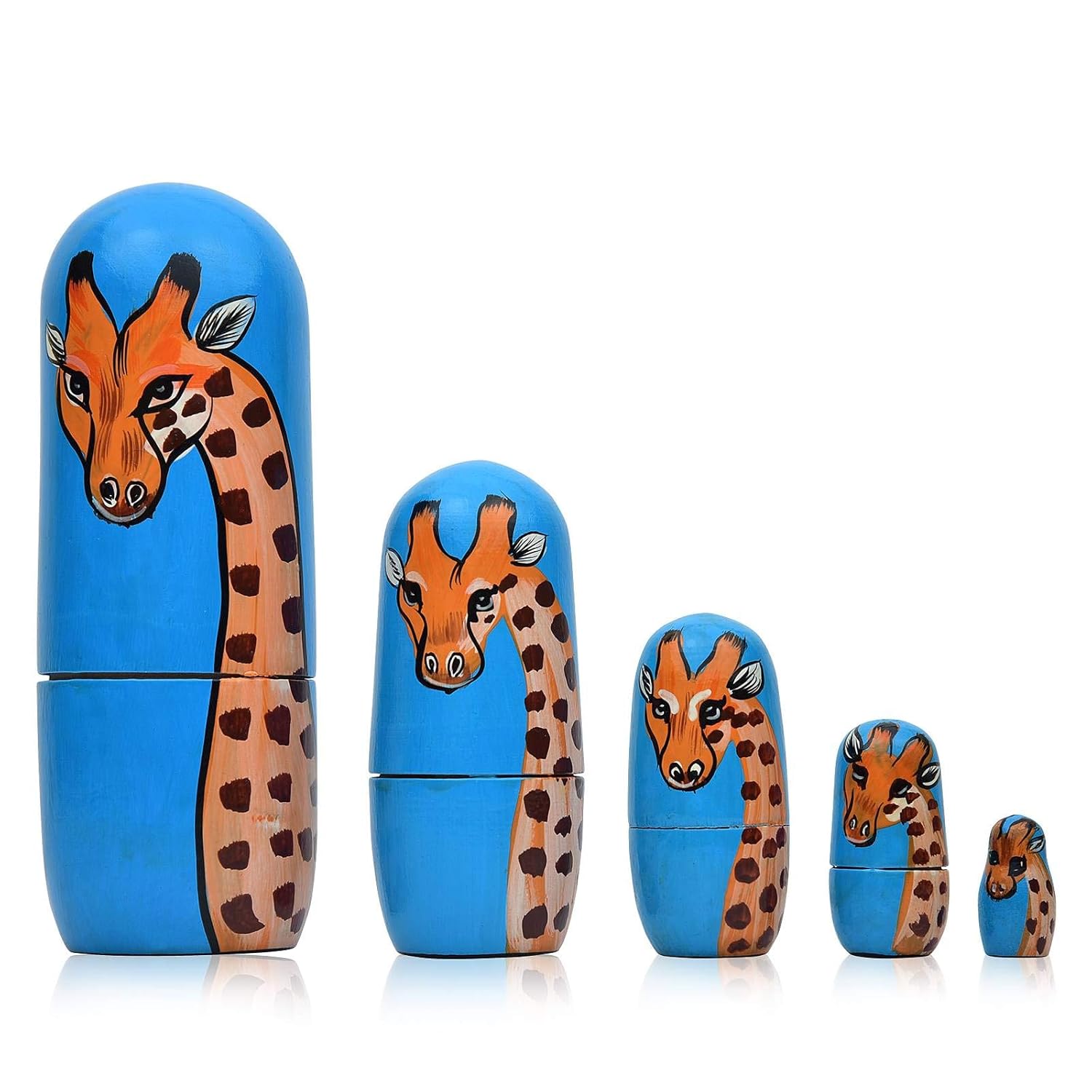 giraffe nesting dolls