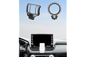 AbeeyGeomarn Car Phone Holder for Toyota RAV4 2019-2025 Accessories Compatible with MagSafe Cell Phone Mount Hands-Free 360 D