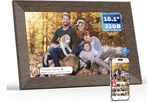 ARKTRONIC Frameo 10.1 Inch WiFi Digital Photo Frame 32GB, Electronic Picture Frame with 1280x800 IPS Touch Screen, Light Sensor, Easy to use, Share Photos/Videos via Frameo App Gift for mom