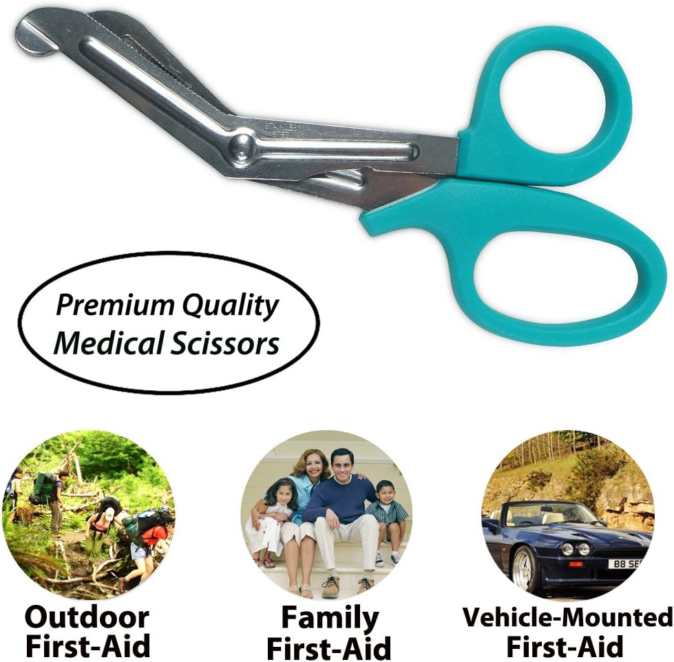 Conforming Bandage,4” x 5 Yards Stretched，24-Pack Gauze Bandage Rolls with Bonus Tape + Scissors, First Aid Supplies,Non-Sterile: Health & Personal Care