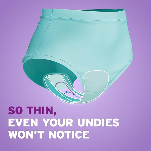 POISE ULTRA THIN INCONTINENCE & POSTPARTUM PADS WITH WINGS FOR BLADDER LEAKS, 4 DROP MODERATE ABSORBENCY, REGULAR LENGTH, 90 COUNT, PACKAGING MAY VARY