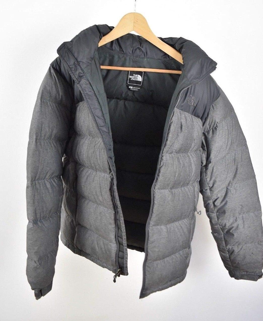 North Face Nuptse Grey S Size Small 700 Down Puffa Coat Great Condition Amazon Co Uk Clothing