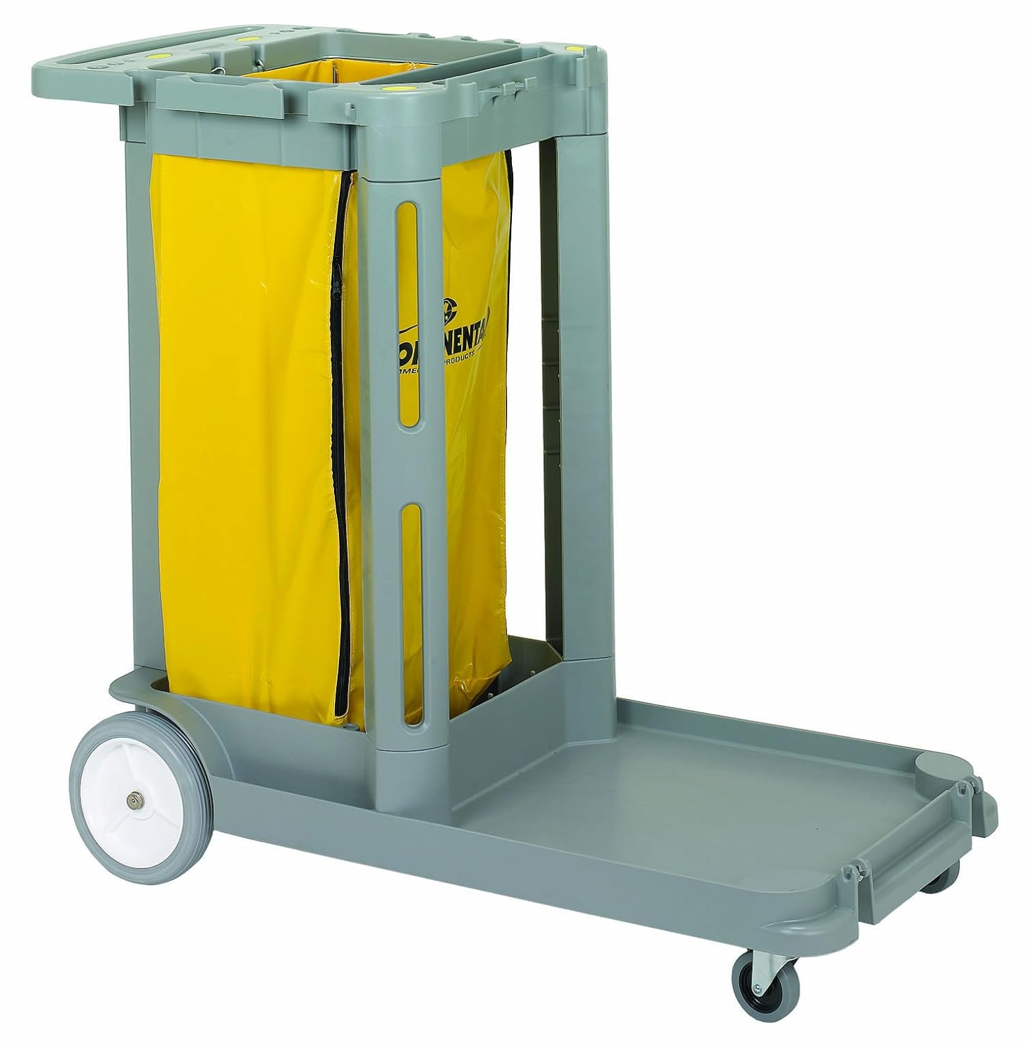 Continental 182GY, Grey Compact Janitorial Cart (Case of 1