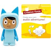 Tonies Creative Audio Character - Record and Upload up to 90 Minutes of Your Own Stories and Songs - Light Blue/Medium