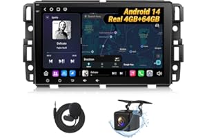 Eonon 8" Android 14 Car Stereo for 2007-2013 GMC Sierra, Silverado, Chevy Tahoe, Yukon, Buick Enclave, Wireless/Wired CarPlay
