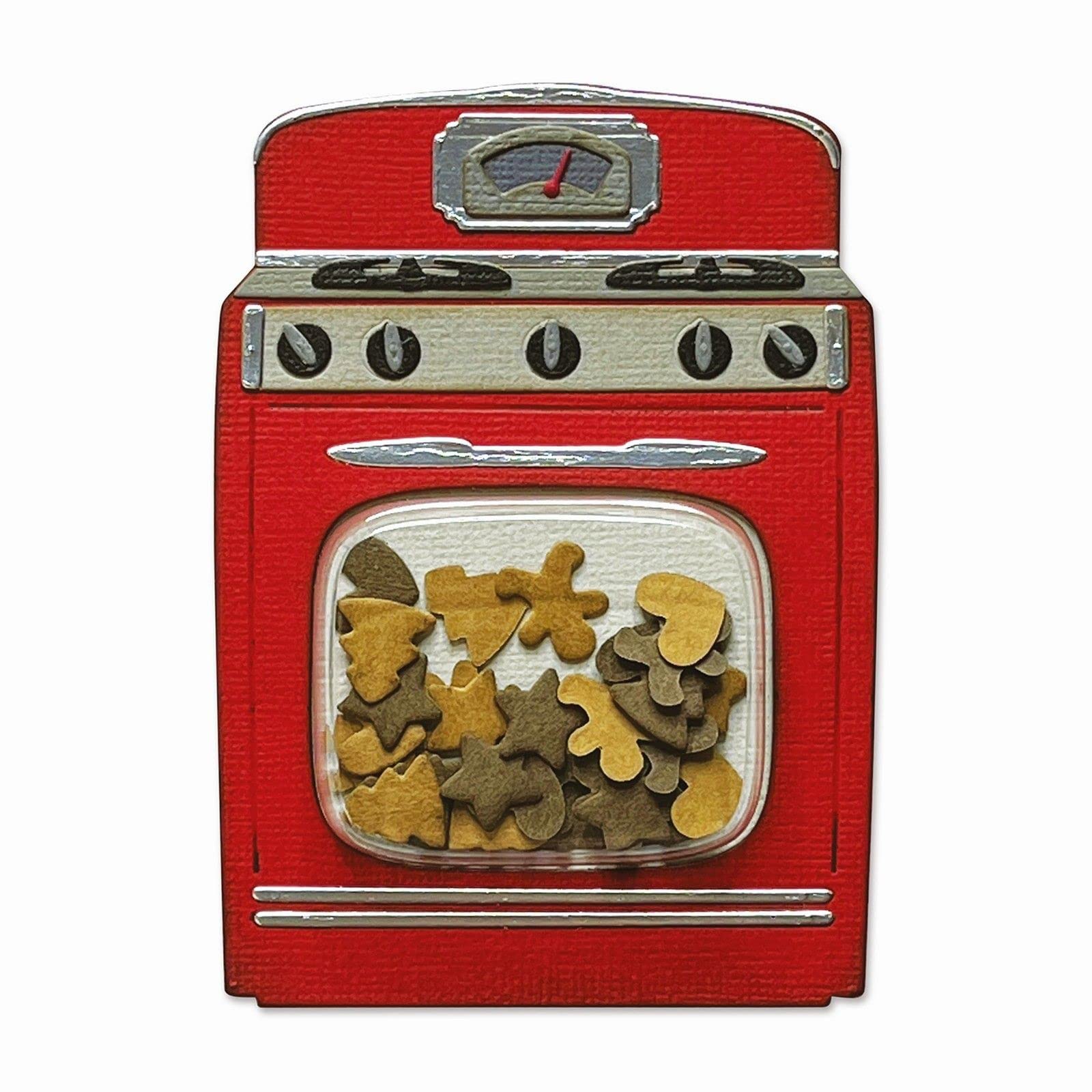 Sizzix Thinlits Die Set 12PK Retro Oven by Tim Holtz, 665586