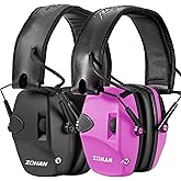 ZOHAN EM054 Electronic Ear Protection for Shooting Range with Sound Amplification Noise Reduction, Ear Muffs for Gun Range