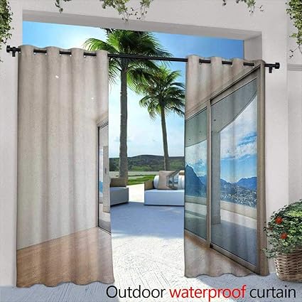 Amazon Com Loveeo Modern Outdoor Blackout Curtain Penthouse Room