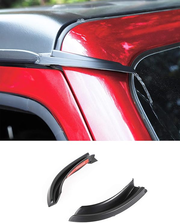 Savadicar Rain Gutter Extension, Roof HardTop ABS Rain