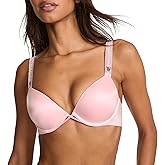 Victoria's Secret Very Sexy Shine Strap Push-Up Bra, Adds One Cup Size, Padded, Plunge Neckline, Bras for Women, Pretty Blossom, 34DD