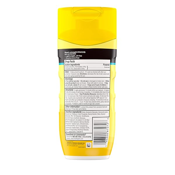 NEUTROGENA BEACH DEFENSE WATER-RESISTANT BODY SUNSCREEN LOTION WITH BROAD SPECTRUM SPF 70, OIL-FREE & PABA-FREE FAST-ABSORBING SUNSCREEN LOTION, UVA/UVB PROTECTION, OXYBENZONE-FREE, 6.7 OZ