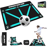 Football Footstep Training Mat for All Levels: Agility Training Mat, Non-Slip Silent Equipment for All Ages to Improve Speed, Strength and Coordination