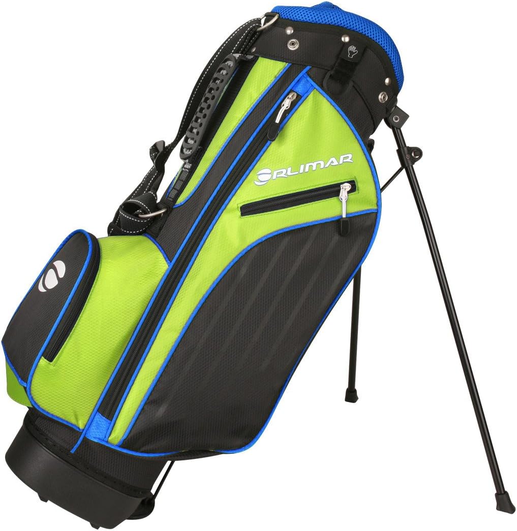 Orlimar Golf ATS Junior Boy's Blue/Lime Golf Stand Bag (Ages 5-8) : Sports & Outdoors