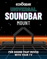 ECHOGEAR Soundbar Wall Mount Bracket Universal Depth Adjustable 6.6" - 20 lb view 2