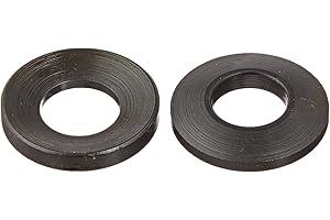 12L14 Steel Spherical Washer, Black Oxide Finish, Male & Female Assembly, 7/16"-1/2" Hole Size, 1-1/8" OD, 5/16" Nominal Thic