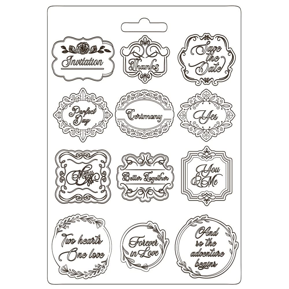 Stamperia - Soft Mould - You and Me - Plates