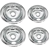 AP WB31T10010 and WB31T10011 Chrome Drip Pans for GE Electric Range GE68C