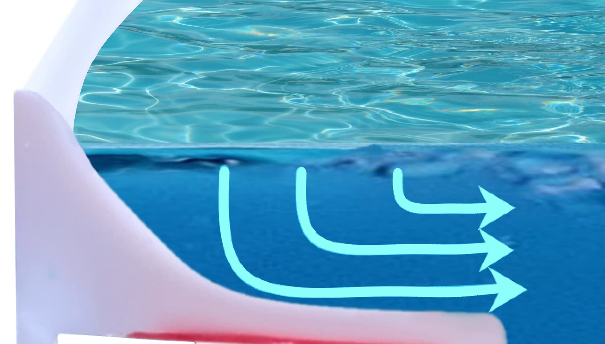 Genérico Shower Water Barrier, Silicone Rubber, Self Adhesive, Rectangular, White, 2m Long