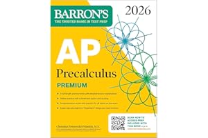 AP Precalculus Premium, 2026: Prep Book with 3 Practice Tests + Comprehensive Review + Online Practice (Barron's AP Prep)