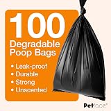 Petface No Mess Degradable Poop Bags With Tie Handles Pack of 100 view 4