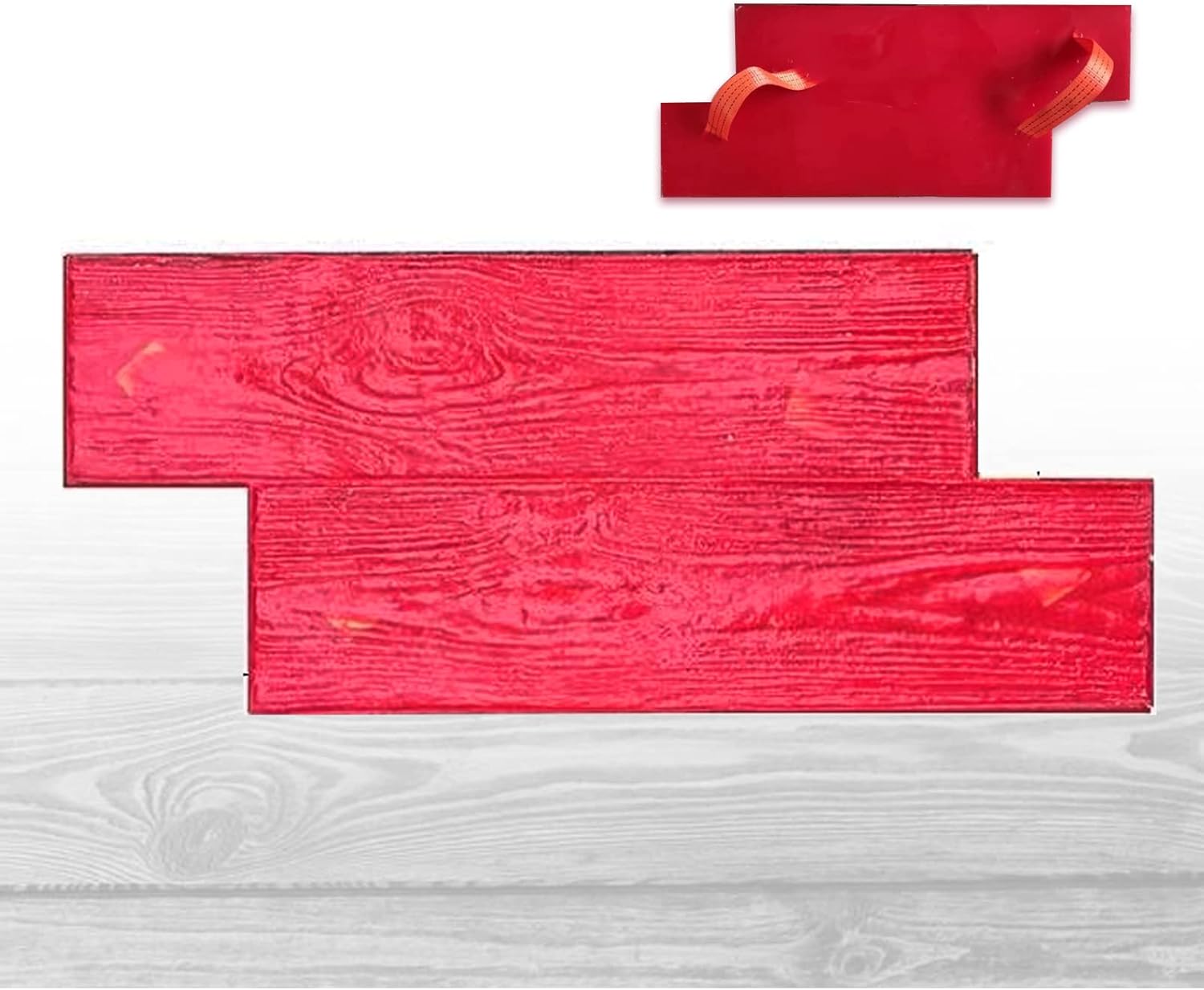 Hardscaping Materials - Realistic Wood floor texture Concrete Texture Mat wood grain Concrete Seamless Stamp Mat Polyurethane Concrete Texture Stamp Mat, Provides Natural-looking Textures on Walls or Concrete Ground.…