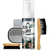 Foam Billiard Tables Cleaner Spray with 2 Pool Table Brushes, 1 Static Gloves, 1 Cloth - Essential Pool Table Cleaning Kit &amp; Billiards Pool Table Accessories Kit for Billiards Players