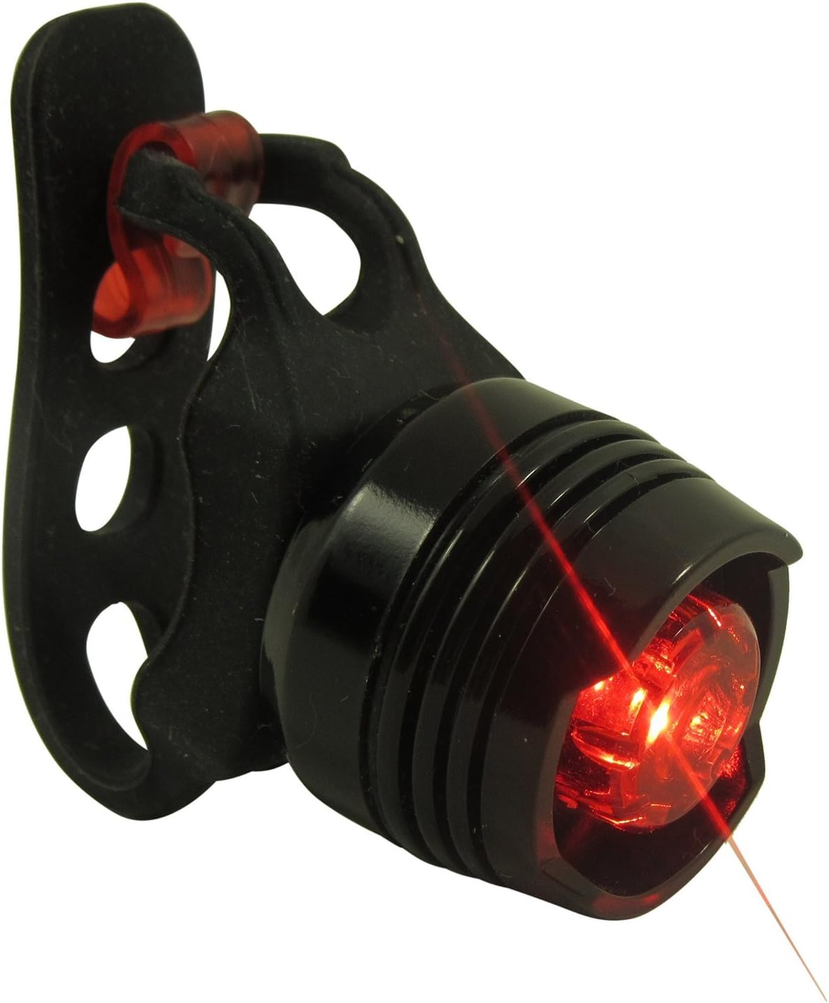 CDC® Bike tail Light - Waterproof Rear Bike LED - Best & Brightest - Small & Rugged - Mount w/out tools - Road, Racing & Mountain - Batteries Included - Fits ALL Bicycles, Trikes, Scooters