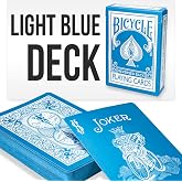 Magic Makers Light Blue Bicycle Playing Cards Deck