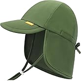Adjustable Baby Sun Hats with UPF50+ & Neck Flap Protection - Perfect Swim & Play Toddler Hat for Girls & Boys