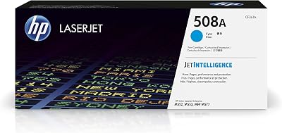 HP CF361A 508A Cyan Original LaserJet Toner Cartridge 5000 Pages