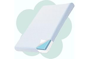 DIBAKO Pack and Play Mattress,38x26 Pack N Play Mattresses,Memory Foam Pack N Play Mattress Pad,Crib & Toddler Mattress with Machine Washable Cover,Portable Baby Crib Mattress for Bed