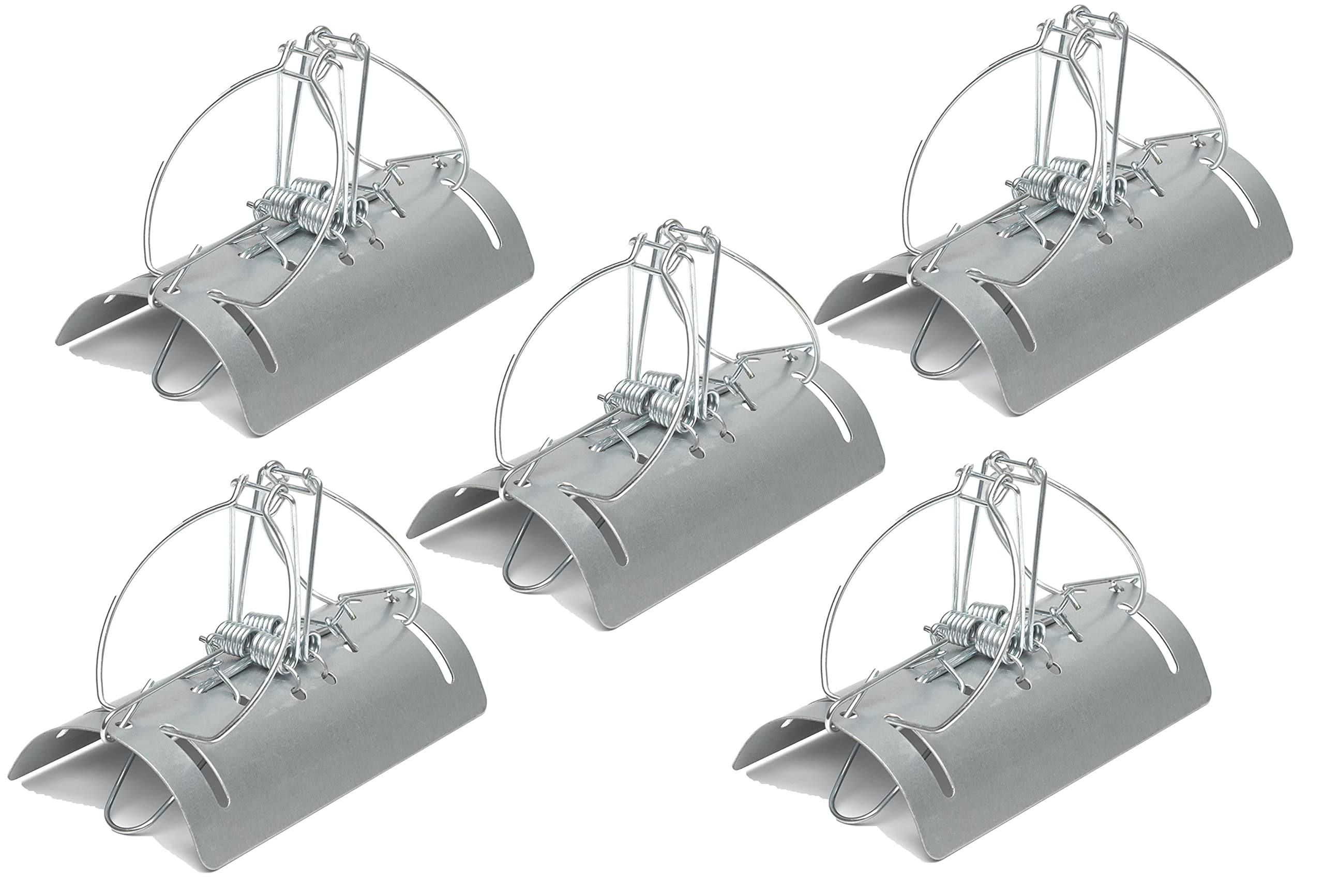 5x Ground Tunnel Mole Vole Trap Heavy Duty Traps Fast Quick Easy Kill Control Repellent Metal
