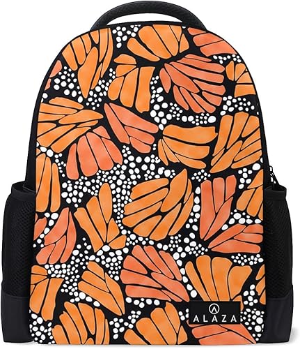 Amazon 蝶々柄 リュック 大容量 おしゃれ レディース 軽量 メンズ 大人 通学 高校生 中学生 小学生 リュックサック プレゼント対応 猫趣 メンズ