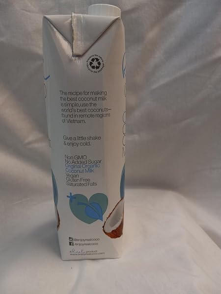 REAL COCO ORIGIANL ORGANIC COCONUT MILK (33.8 FL OZ)
