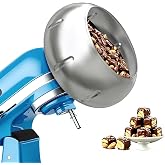 Chocolate Candy Coating Attachment for Kitchenaid, Compatible with KitchenAid 4.5QT/5QT Tilt-Head Stand Mixer, Easy DIY Treat Maker Candy Coat Machine for Making Chocolate Covered Nuts, Popcorn &amp;Candy