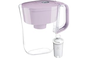 Brita® Small 6 Cup Denali Water Filter Pitcher with 1 Brita Standard Filter, Made Without BPA, Misty Lilac