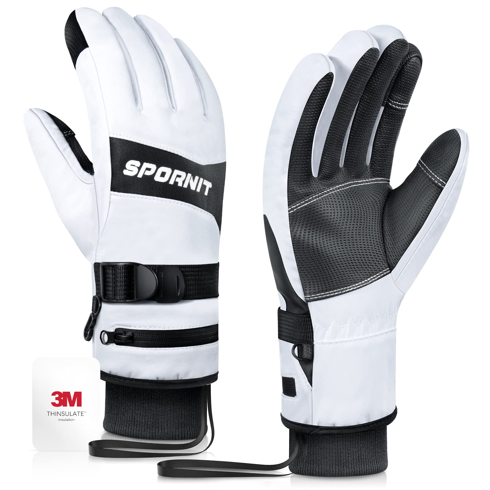 -10℉ Winter Gloves for Men Women, 3M Insulated