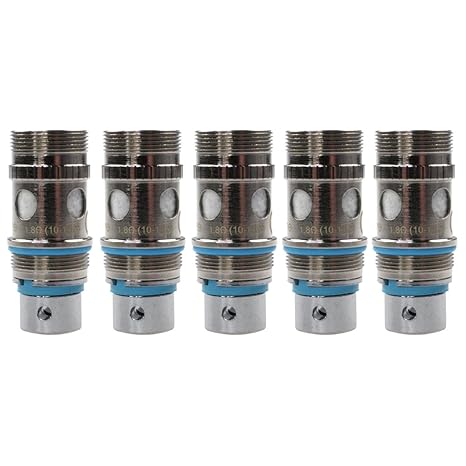 Riccardo Triton Coils (1,8 Ohm), Aspire Verdampferköpfe für e-Zigarette, 5 Stück