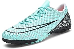 Biayvisas Indoor Soccer Cleats Turf Soccer Shoes Men Women TF Football Boots Adult Wide Training Shoes Youth