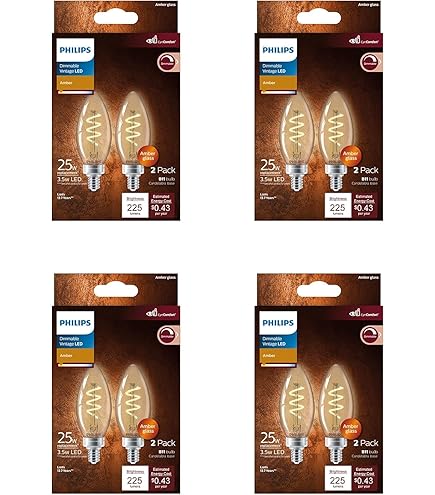 Lampadina LED Philips Vintage ST64 Amber - Dimmabile, Filamento A Spirale Visibile, 270 Lumen, 1800K, E27