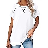 Aokosor Summer Tops for Women Casual 2025 Loose Fitting Outfits Workout