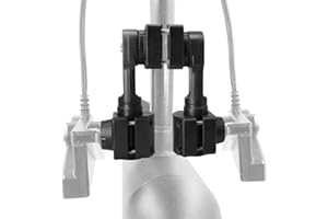 WINDFRD 0 Degree Pole Mount Compatible with Garmin LiveScope Plus LVS34, Dual-Side Scan, Zero Degree Transducer Accessories for Pole & Trolling Motor, Replaces 010-13228-03